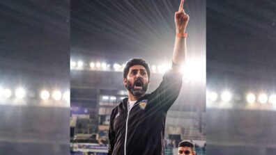 Abhishek Bachchan Cheers For His Football Team, Chennaiyin FC, Enjoying The Last Night’s Match