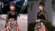 Academy Museum Gala: Lily Collins shines on runway in floral satin skirt, flaunts her long toned legs
