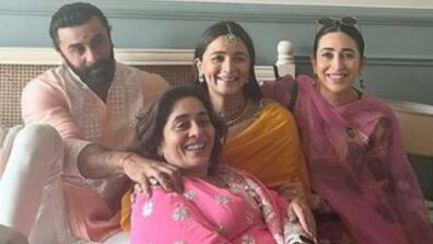 Alia Bhatt Baby Shower: Actress poses with Karisma Kapoor in viral pic, Ranbir Kapoor looks dashing with beard