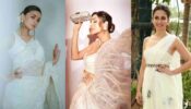 Alia Bhatt, Malaika Arora, Kriti Kharbanda And Others Embracing The White Saree Styles