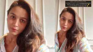 Alia Bhatt ‘Work From Home’ Look In #Edamamaternity Comfy Shirt, Check Out