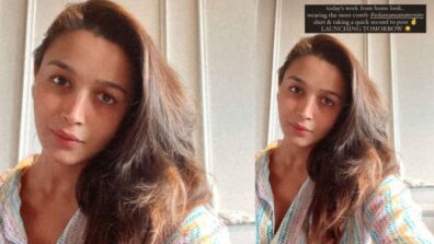 Alia Bhatt ‘Work From Home’ Look In #Edamamaternity Comfy Shirt, Check Out