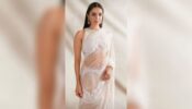 Amid wedding rumours, Kiara Advani gets decked up in all-white see-through saree, sets internet on fire with classy look