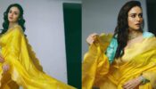 Amruta Khanvilkar’s Ethereal Yellow Saree Look Will Make You Fall In Love