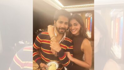 Ananya Panday Poses With Varun Dhawan, Calls Him Sweet And Spiritual Friend