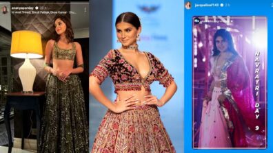 Ananya Panday, Tara Sutaria and Jacqueline Fernandez champion the ultimate ‘Lehenga Choli’ statement look