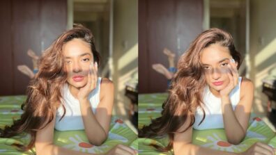 Anushka Sen gets her sunkissed glow on the go, fans in awe