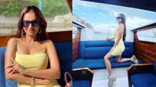 Anushka Sen is raising oomph game with perfection in plunging neckline lime outfit, recalls missing her Italian trip
