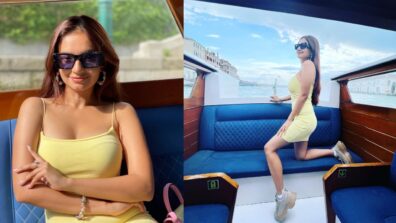 Anushka Sen is raising oomph game with perfection in plunging neckline lime outfit, recalls missing her Italian trip