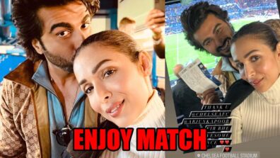 Arjun Kapoor enjoys a Chelsea match with lady love Malaika Arora, check adorable photos