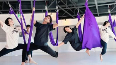 ARMY Special: BTS members RM, V and Suga bond over aerial fitness sessions, you will love it