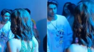 Aryan Khan Ignoring Ananya Panday At Madhuri Dixit’s Maja Ma Screening Begins Meme Fest, Check Out Fact Behind The Incident