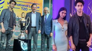 Aryan Khan Shares Photos Of The ILT20 Trophy Reveal Event