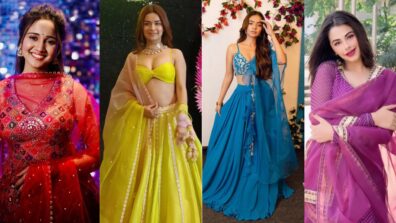 Ashi Singh, Avneet Kaur, Ritika Badiani and Anushka Sen are beauties from heaven in these embellished lehengas, fans get Diwali fashion goals