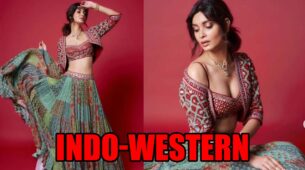 Diana Penty looks ravishing in red and blue indo western outfit, fans can’t stop praising
