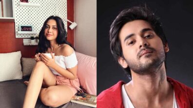 Reem Sameer Shaikh chills on private couch in off-shoulder top and pink shorts, Randeep Rai loves it