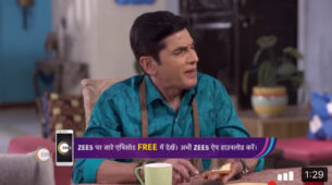 Bhabhiji Ghar Par Hai 19th October 2022 Written Update S-01 Ep-1922: Vibhu doubts that Angoori is cheating on Tiwari