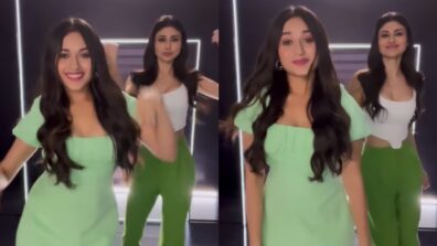 Watch: Jannat Zubair Rahmani and Mouni Roy take over internet by storm in viral dance video, spotted twinning in green