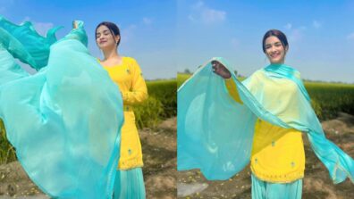 What A Diva: Avneet Kaur looks droolworthy in gorgeous yellow and sky blue salwar set, shares unseen photodump from Punjab