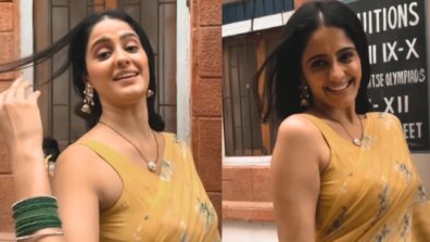 Ghum Hai Kissikey Pyaar Mein: Ayesha Singh is cuteness personified in adorable saree video, gets groovy on streets like never before