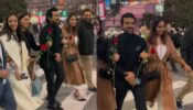 RRR Madness Continues: Ram Charan and Jr NTR engage in adorable ‘rose walk’, internet loves it