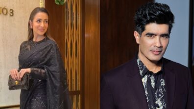 Malaika Arora dons stunning black glittery saree for Manish Malhotra’s Diwali bash, proves that she’s ageing backwards