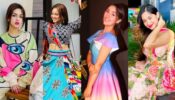 Avneet Kaur, Ashi Singh, Ashnoor Kaur, And Jannat Zubair Painting The City In Colorful Multicolor Ensembles
