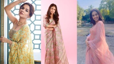 Avneet Kaur, Avika Gor and Mugdha Chaphekar weave grace in saris