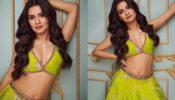 Avneet Kaur is a visual delight in deep-neck green blouse and lehenga, shares romantic message for her ‘humsafar’