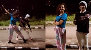 Awara Bacche: RadhaKrishn fame Sumedh Mudgalkar gets dancing shoes on with ‘mystery woman’ in middle of night, video goes viral