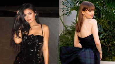 Beauties in Black: Kylie Jenner glams up in leather LBD, Lily Colins manifests her oomph in black corset top and pants