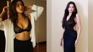 Beauties in Black: Ritika Badiani sizzles in backless glittery long maxi dress, Neha Sharma flaunts her toned curves in bralette and high-waist joggers