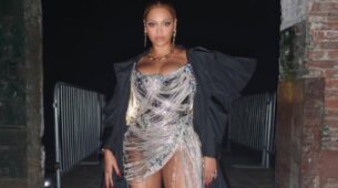 Beyoncé Shares Breathtaking Pictures On Instagram In A Diamond Corset Dress As She Attends The Paris Fashion Week Party For Tiffany & Co.