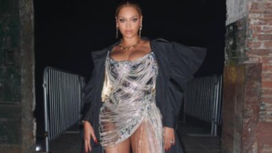 Beyoncé Shares Breathtaking Pictures On Instagram In A Diamond Corset Dress As She Attends The Paris Fashion Week Party For Tiffany & Co.