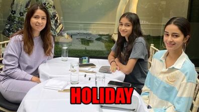 Bhavana Panday holidays with Ananya Panday and Rysa Panday, check unseen photos