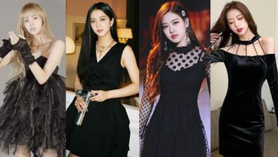 Black Belongs To Blackpink As They Look Heart-Stabbing In Black Mini Dresses