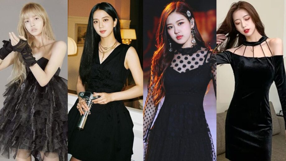 Black Belongs To Blackpink As They Look Heart-Stabbing In Black Mini Dresses 715449