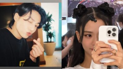 Blackpink Jisoo looks cute in two-bun hairstyle, BTS Jungkook showers love