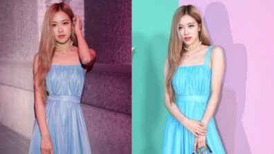 Blackpink Rose Loves To Wear Blue Colour, Check Out