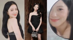 Blackpink’s Jisoo Gives Us Fashion Goals As She Appears In A Black Mini Dress From Dior At Paris Fashion Week