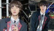 BTS Jin Looks Super Cute And Charming In Spring Fashion Sweater, Zipper, And Pants; See Pics