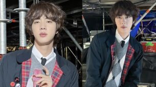 BTS Jin Looks Super Cute And Charming In Spring Fashion Sweater, Zipper, And Pants; See Pics
