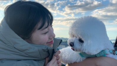 Check Out: Bae Suzy Shares An Adorable Image With Doggo Damon On Social Media