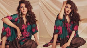 Check Out: Kajal Aggarwal Shares Gorgeous Pictures In Multicolour Ensemble On Social Media