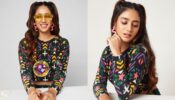 Check Out: Priya Prakash Varrier – The Wink Girl Looks Trippy In The New Multicolour Ensemble