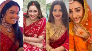 Chhath Pooja 2022 Special: Monalisa, Akshara Singh, Amrapali Dubey, And Rani Chatterjee Embracing The Fasting Festive Vibes In Ethnic Sarees