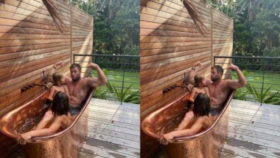 Chris Hemsworth Shows-off His Biceps While Bathing With His Kids, Take A Look