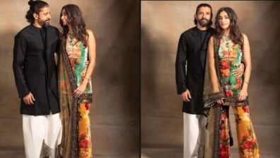 Couple Goals: Farhan Akhtar-Shibani Dandekar stun in Diwali special ethnic game, fans can’t stop admiring