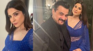 Couple Goals: Sanjay Kapoor and Maheep Kapoor are ‘pure vibes’ in ethnic glittery apparel, see pics