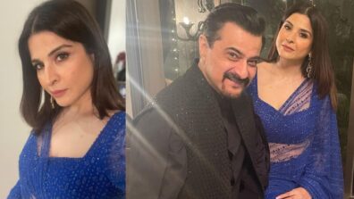 Couple Goals: Sanjay Kapoor and Maheep Kapoor are ‘pure vibes’ in ethnic glittery apparel, see pics
